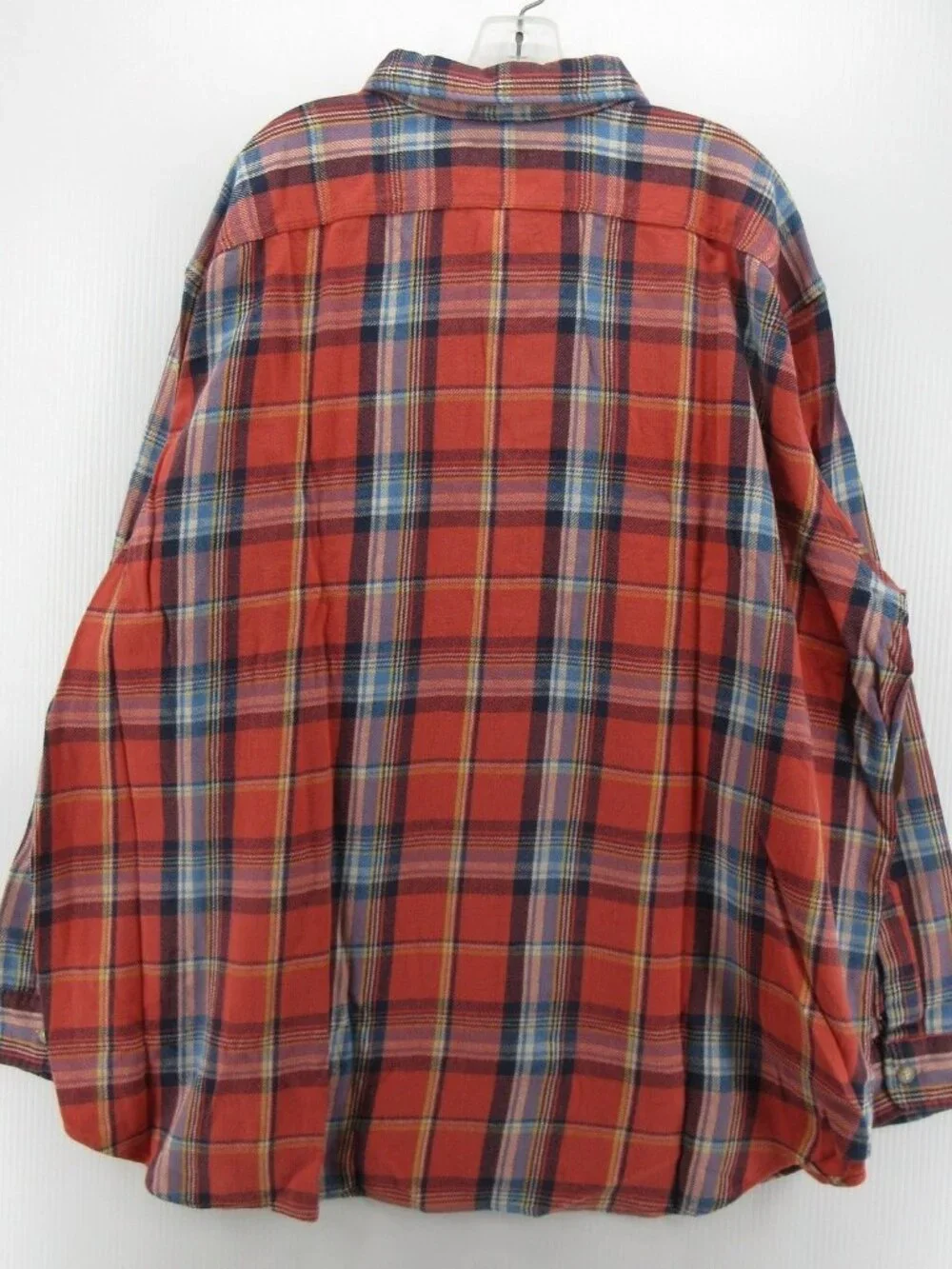 Polo Ralph Lauren Shirt 3XB Big Flannel Plaid Elbow Patches Heavyweight